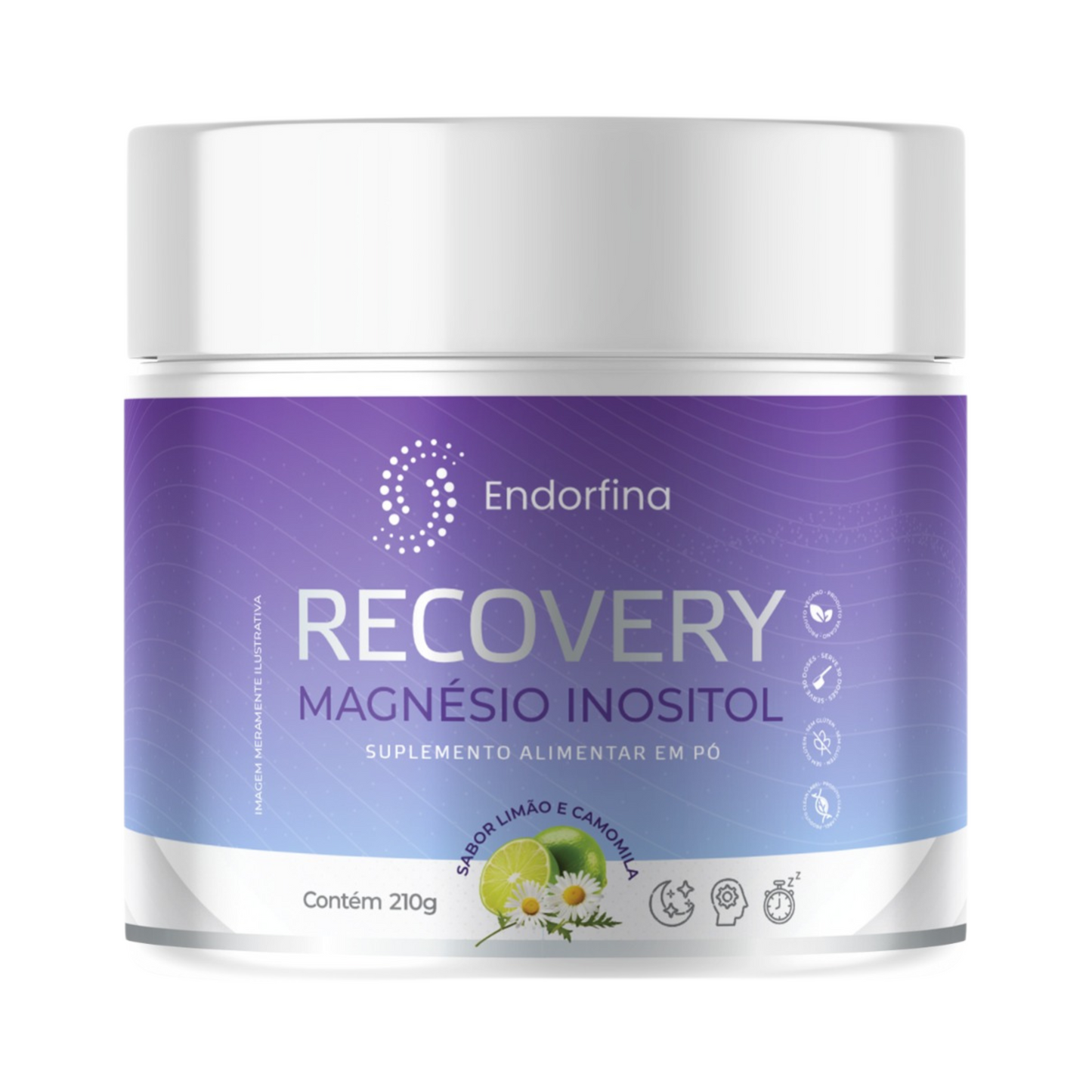 Recovery Magnésio Inositol 210g | Endorfina