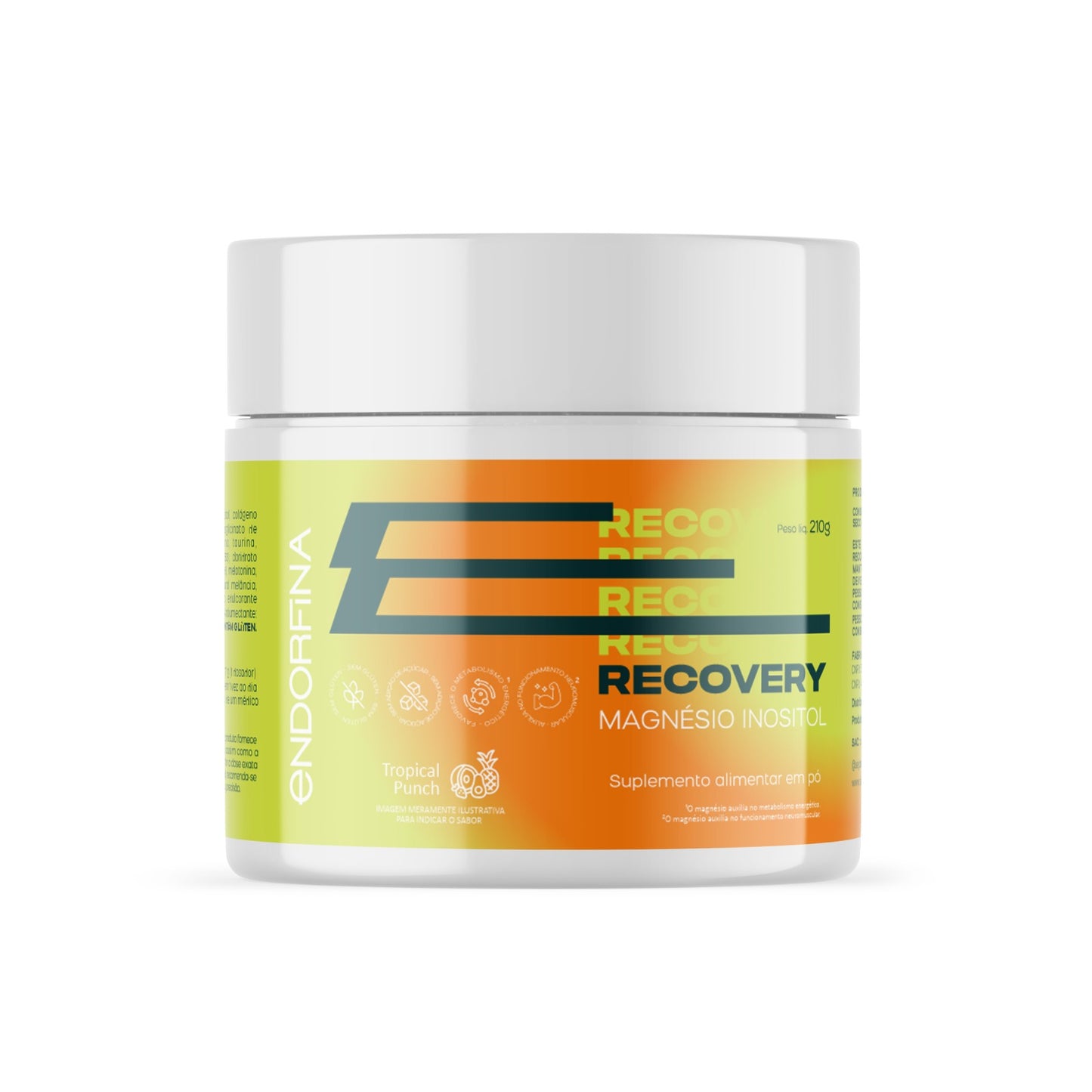 Recovery Magnésio Inositol 210g | Endorfina